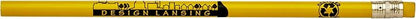 Pencil Guy Promotional Personalized Pencils, Yellow, 144 Box