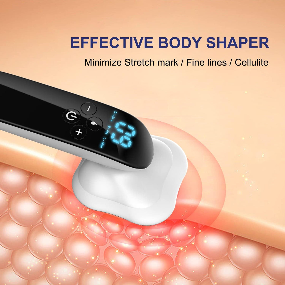 4 Heads Pro Max Version Cellulite Massager,Cordless Body Shaping Machine for Arms, Legs, Back.