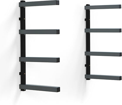 Bora Wood Organizer and Lumber Storage Metal Rack with Portamate PM-5093 Tri Function Pedestal Roller