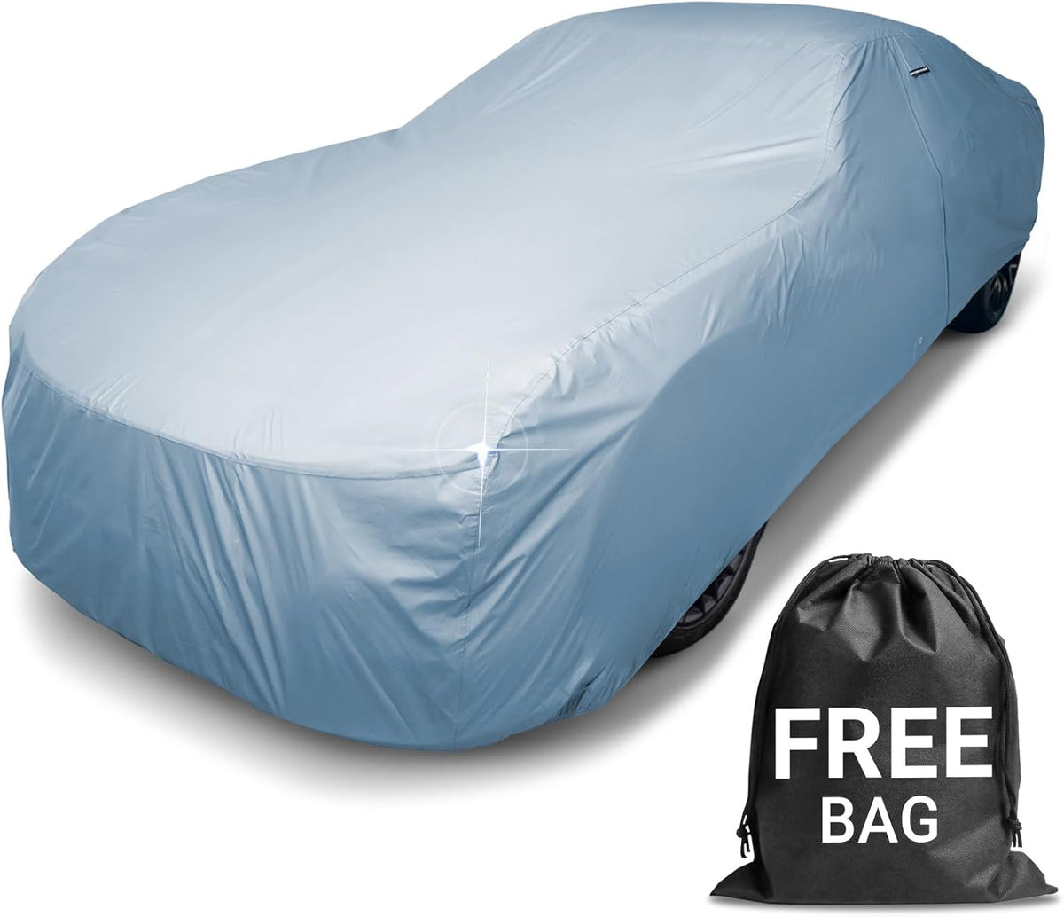iCarCover Premium Car Cover for 1963-1965 Porsche 356C Heavy Duty Waterproof All Weather Automobiles Custom Fit Indoor Outdoor UV Snow Protection Covers with Straps and Bag