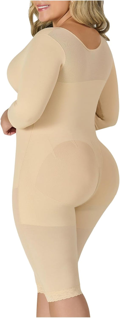 M&D Full Body Faja for Women | Fajas Colombianas Moldeadoras Post Surgery – Stage 2 Faja for Tummy Tuck, Lipo 360 & BBL