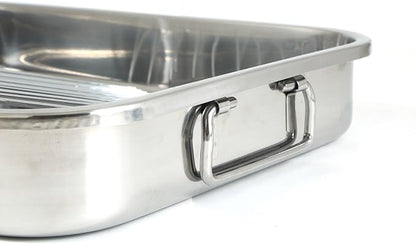 ExcelSteel 594 Roasting Pan, Stainless