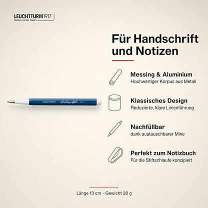 LEUCHTTURM1917 Drehgriffel Nr. 1 Ballpoint Pen - Indigo