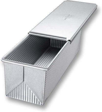 USA Pan Pullman Loaf Pan, 9 x 4 x 4, Aluminized Steel