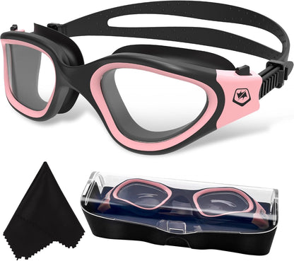 WIN.MAX Polarized Swimming Goggles Swim Pool Goggles Anti Fog Anti UV No Leakage Clear Vision for Men Women Adults Teenagers