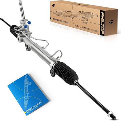 PHILTOP Steering Rack and Pinion for Rendezvous, Venture, Montana, Aztek | 97-05 Venture FWD, Montana, Silhouette, Aztek, 02-07 Rendezvous Replace No.21011026, 22164, 26053458, 26065032