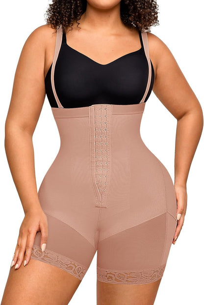 FeelinGirl Faja Body Shaper Tummy Control Shapewear for Women Butt Lifter Post Surgery Fajas Postparto Para Mujer