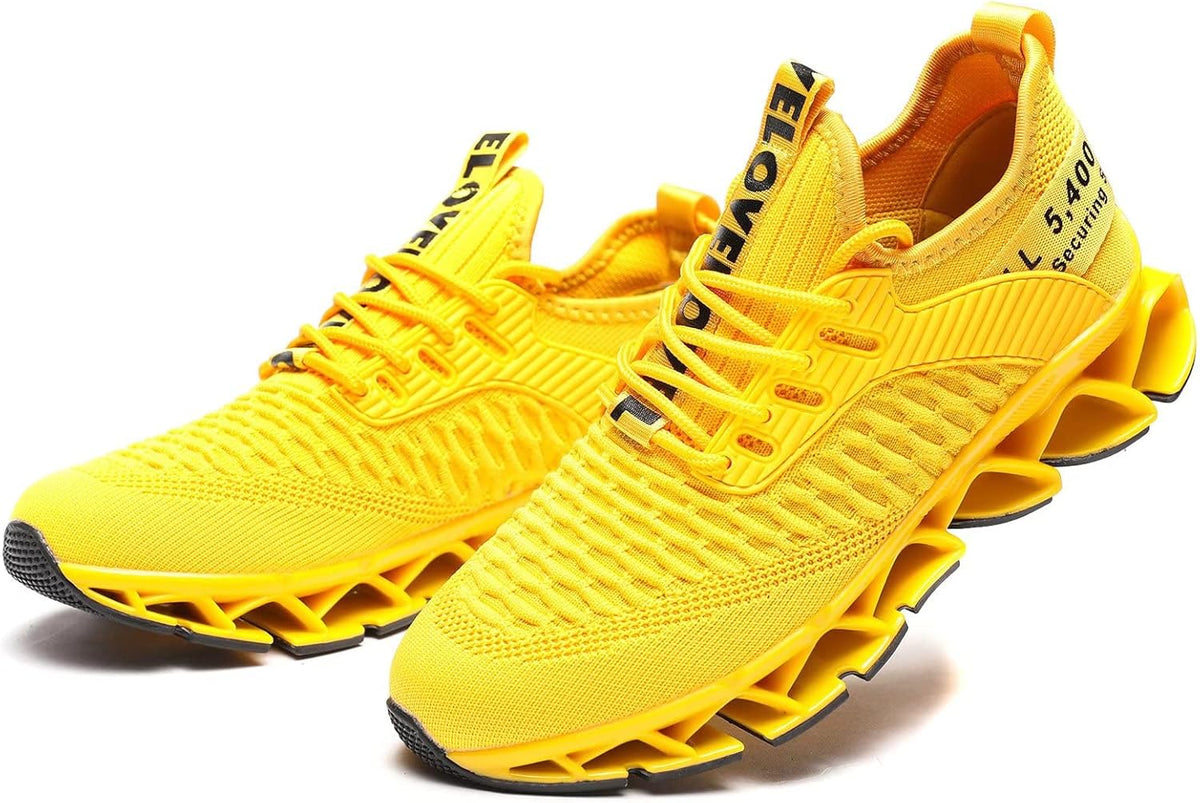 Men's Running Shoes Blade Tennis Walking Fashion Sneakers Breathable Non Slip Gym Sports Work Trainers