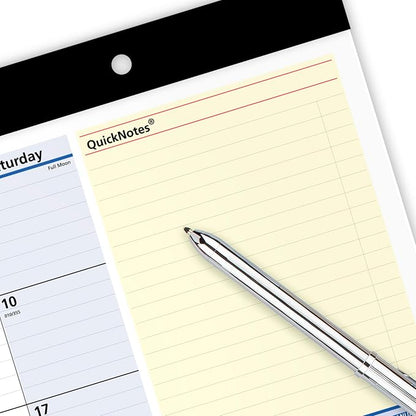 AT-A-GLANCE 2026 Desk Calendar, Monthly Desk Pad, 18" x 11", Compact, QuickNotes (SK7100026)