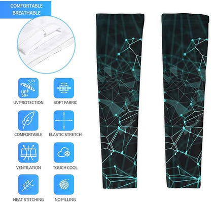 Marble Sports Compression Arm Sleeves for Men & Women - Youth Arm Sleeve Baseball Volleyball Sleeves & Basketball Sleeve