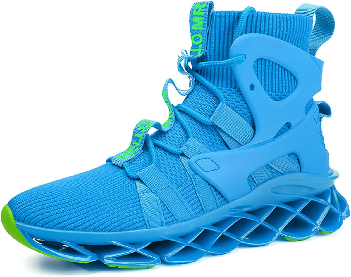 Hello MrLin Men's Running Shoes Non Slip Athletic Tennis Walking Blade Type Sneakers Hip Hop