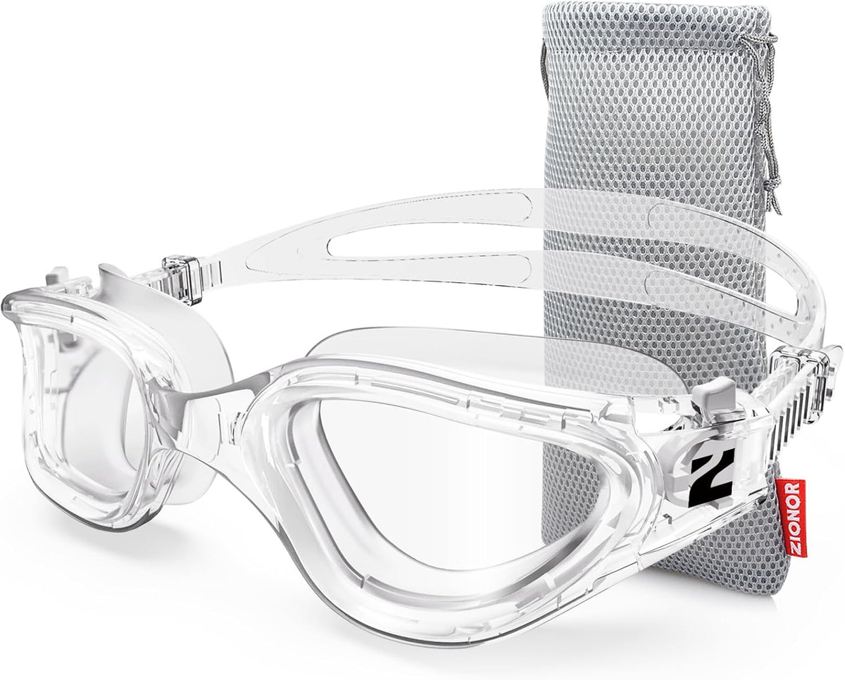 ZIONOR Swim Goggles, G1 SE Swimming Goggles Anti-fog for Adult Men Women