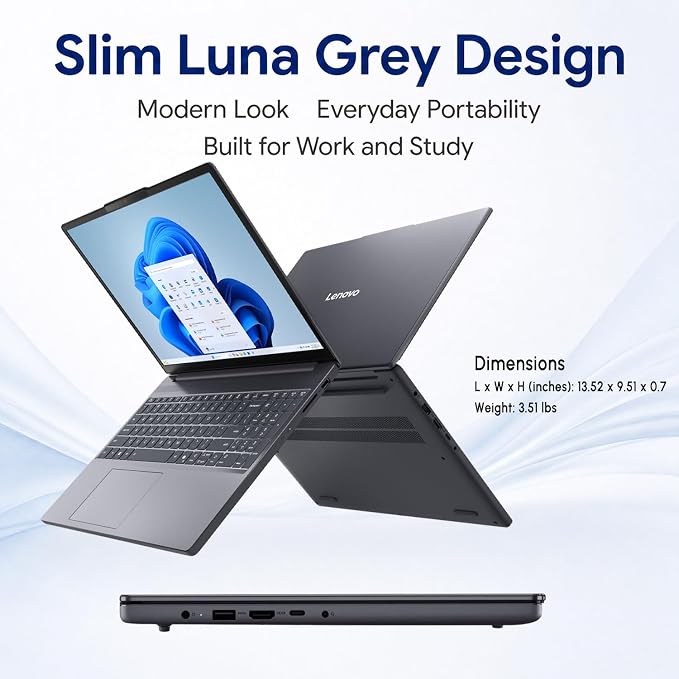 Lenovo New 15.3" WUXGA Business Laptop, Intel Core i7-13620H (Beats i7-1355U), 8GB DDR5 RAM, 512GB SSD, Intel UHD Graphics, Wi-Fi 6, Windows 11 Pro, Computer for Work, Study & Productivity