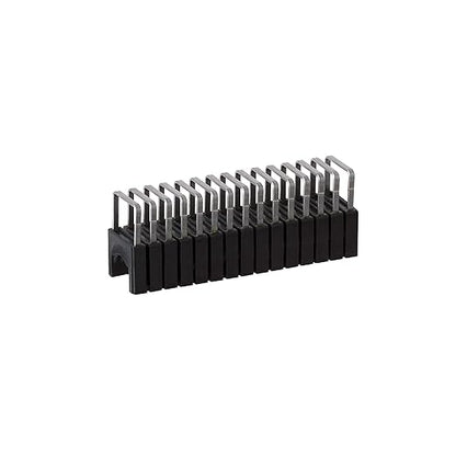 Arrow 591188BLSS Genuine T59 Stainless Steel 1/4-Inch Leg Length by 5/16-Inch Crown Width Insulated Staples for Cable and Wiring, Black, 300 Count