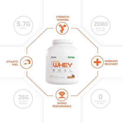 Naturally Flavored Rival Whey - Cookies and Cream - 5lb