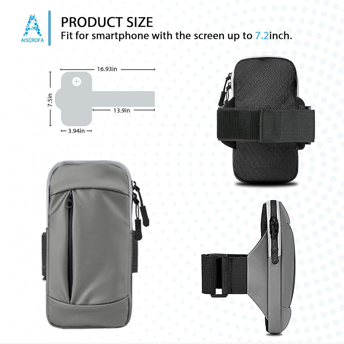 Phone Holder Arm Bands for Running Armband Small Crossbody Bags for Women Kids,iPhone 15 14 13 12 11 Pro Max Xs Xr X 6 7 8 Plus SE Mini Galaxy Ultra Edge S24 S23 Note