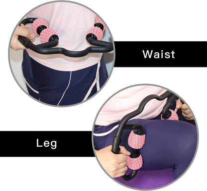 Cellulite Massage Tool Deep Fascia Massager & Dimpled Skin Remover for Legs - Anti-Cellulite Roller Tech with Lymphatic Drainage, Smooth Skin & Pain Relief for Thighs & Buttocks Sculpting