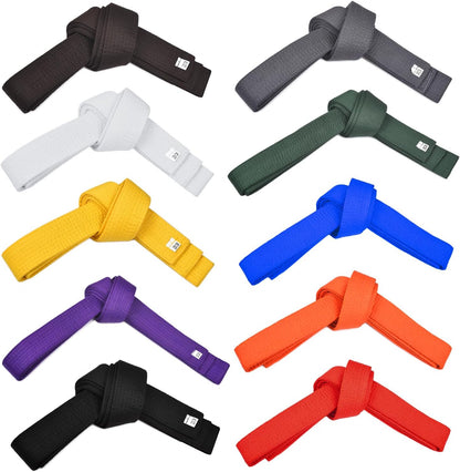 Karate Belt, All-Purpose Martial Arts Belt, Judo Belt, Taekwondo belt, Durable MMA Belt Size 4.2 cm