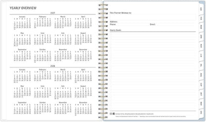Blue Sky 2027 24-Month Monthly Planner Calendar, 8"x10", Large Print, Moyer