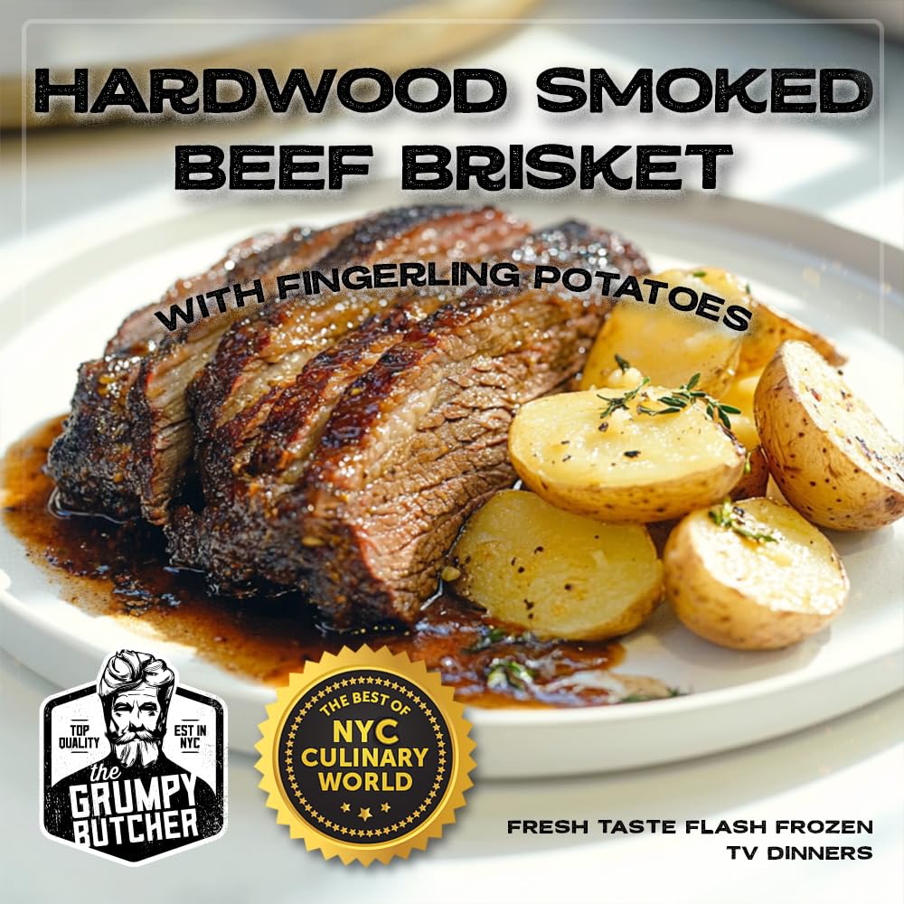 Grumpy Butcher Chef-Crafted Gourmet Meals Sampler: BBQ Fusion, 6-pack (10-15 oz each) – Premium Prepared Meals & Entrees
