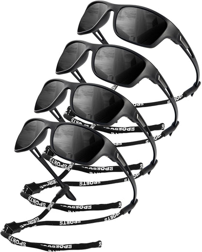 KALIYADI Polarized Sunglasses for Men, Sports Sun Glasses for Driving Cycling Fishing with UV protection