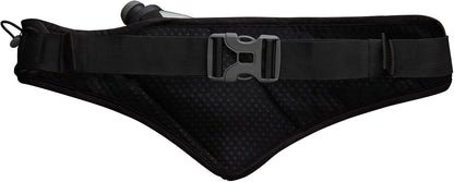 Nathan Peak Running Hydration Waist Pack Belt w/ Speed Draw Flask Water Bottle, 18oz/535 ml Push/Pull Race Cap, Expandable Zippered Stretch Pocket