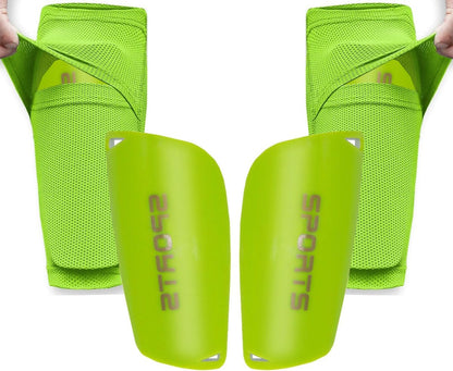 Soccer Shin Guards for Kid Youth Teen Adult - Shin Guards Sleeves with Inserted Pocket Cushion Protection Reduce Shocks and Injuries for TeamSports