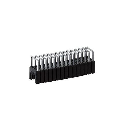 Arrow 591168 Genuine T59 Steel 1/4-Inch by 1/4 Crown Width Insulated Staples for Cable and Wiring, Black, 300 Count