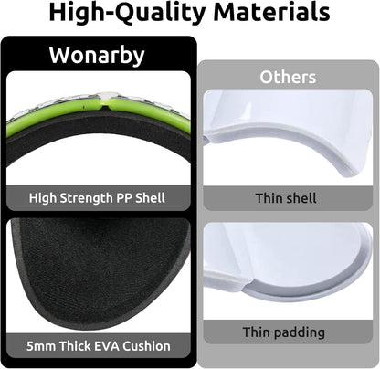 Shin Guards Soccer Youth Kids - Shin Guard for Boys Girls Teenagers Toddler 2-18 Years Old - Football Shin Pads Protection Equipment with Adjustable Straps