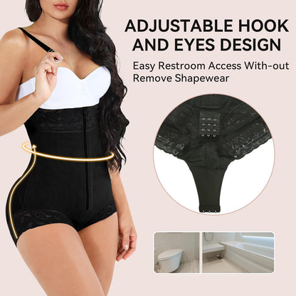 Shapewear for Women Tummy Control Fajas Colombianas Body Shaper Butt Lifter Compression Garment Open Bust Bodysuit