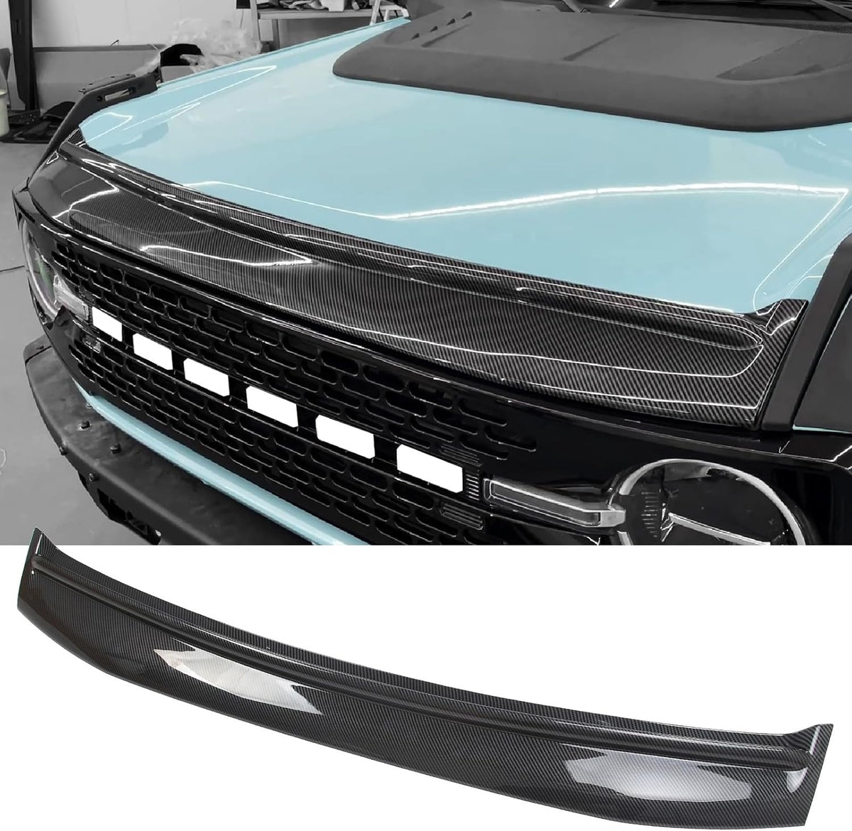 Bug Shield Hood Deflector for Ford Bronco 2021-2025 2/4 Door Bug Deflector Hood Protector for Bronco