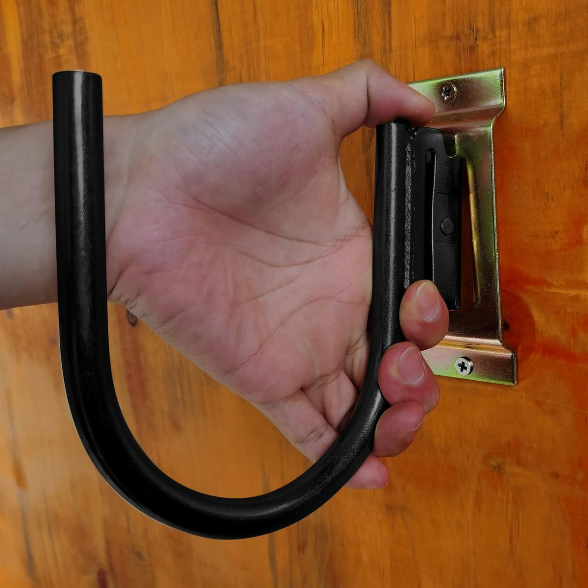 10PCS Heavy Duty E Track J Hooks，Large Steel 5" J Hook E Track Accessories for Enclosed Trailer,Workshop & Garage,Maximum Load 1400 Pounds(1/2" Diameter Solid Steel)