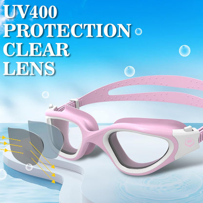 WIN.MAX Polarized Swimming Goggles Swim Pool Goggles Anti Fog Anti UV No Leakage Clear Vision for Men Women Adults Teenagers