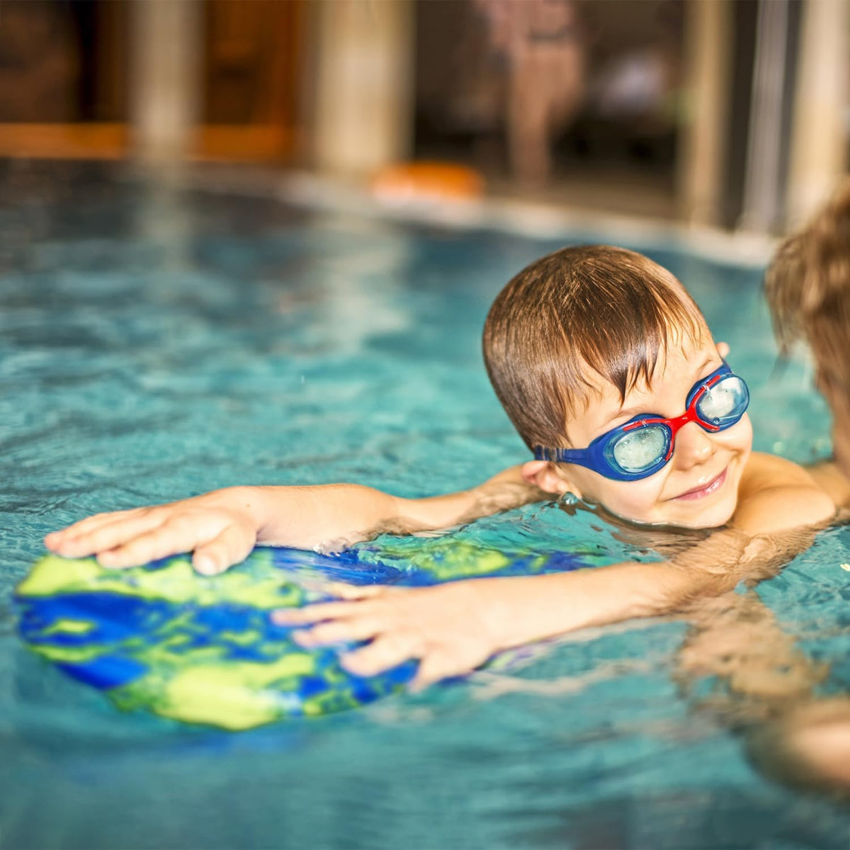 Junior Kickboard Buoy for Youth Children & Toddlers Swimming Aid & Exercise Training Board for Kids to Learn to Swim with Kick Boards in Pool BPA Free
