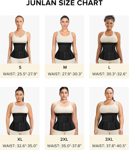 Junlan Sweat Waist Trainer for Women - Sauna Waist Trimmer for Working Out