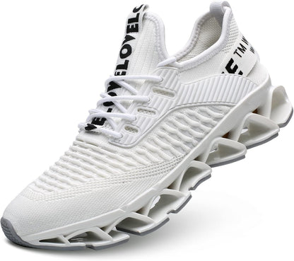 Men's Running Shoes Blade Tennis Walking Fashion Sneakers Breathable Non Slip Gym Sports Work Trainers