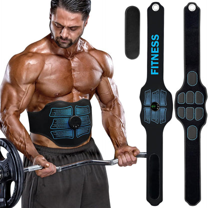 FDA Cleared - MHD TENS Muscle Stimulator - Dual TENS & PMS Functions, 12 Programs for Easy Abs Muscle Stimulation and Activation, Home Gym Use