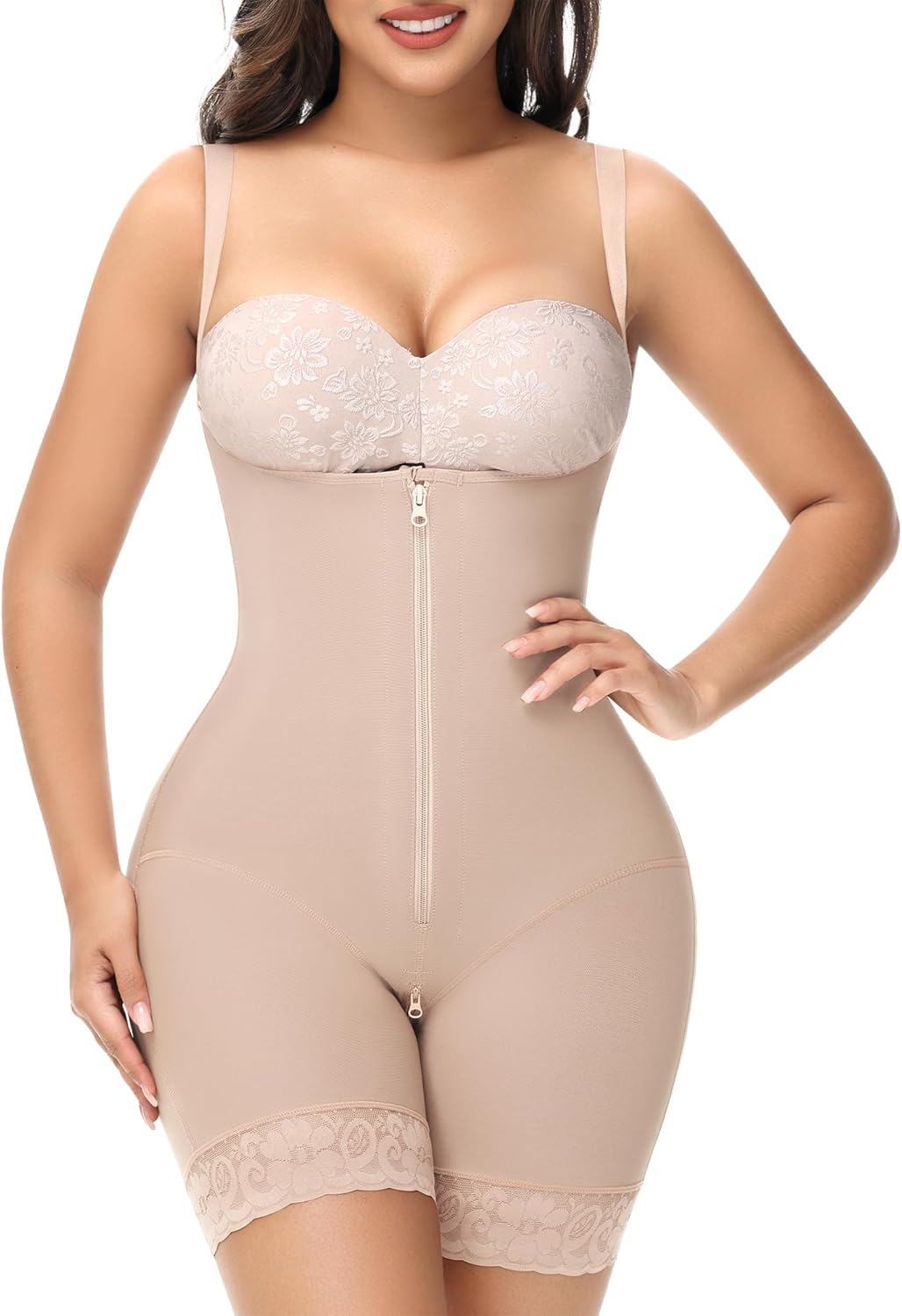 M MYODRESS fajas colombianas moldeadoras shapewear tummy control body shaper stage 2 compression garment