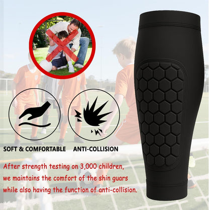 Shin Defender Shin Guards - 2 Pairs of Shin Defender Shin Guards Kids, Soccer Shindefender Sleeves for Youth Adult