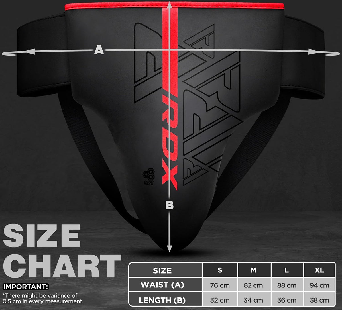 RDX Groin Protector for Boxing, Muay Thai, Kickboxing and MMA Fighting, Maya Hide Leather Abdo Gear for Martial Arts Training, Men Jockstrap Abdominal Protector for Sparring, Taekwondo and Grappling