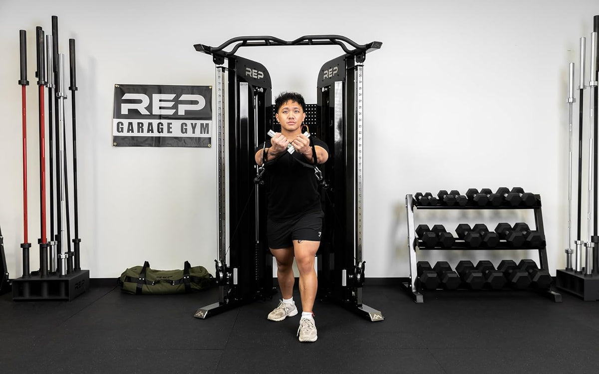 REP Fitness Arcadia™ Functional Trainer- All in one Functional Trainer and Cable Machine for Home and Garage Gym!- Optional Weight Stack Upgrades and Attachment Packages