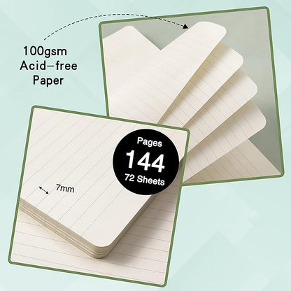 Ruled Notebook/Journal - Classic Lined Journal/Notebook, 5.3" x 8.26"