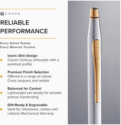 Cross Classic Century Medalist Pen & 0.7mm Pencil Set, Gift-Ready