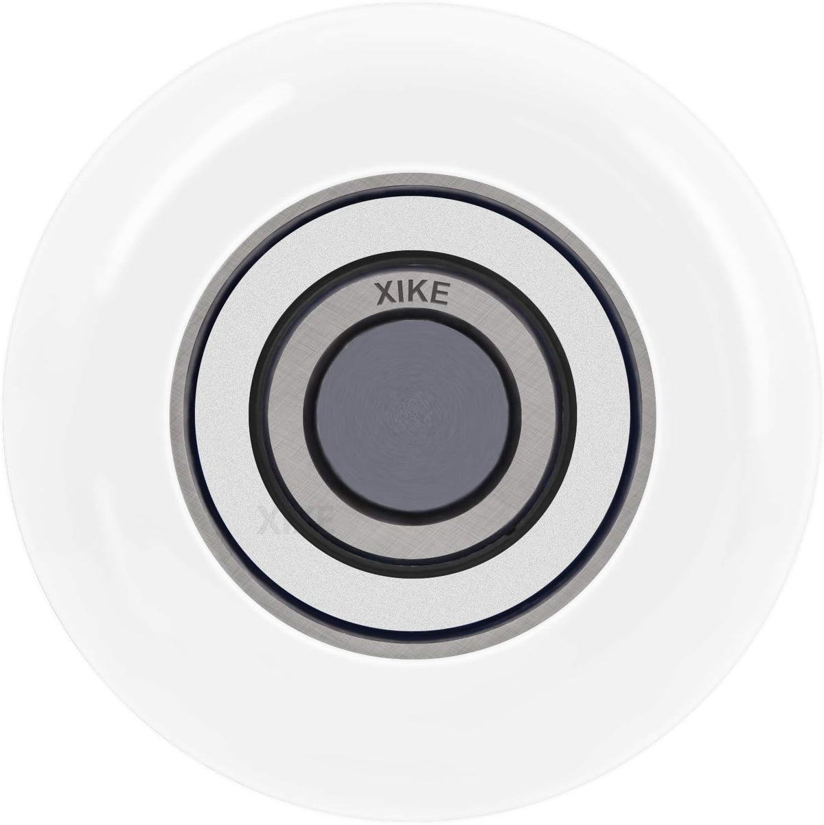 XiKe 10 Pack White 2" Nylon Garage Door Roller 4" Stem, Quiet/Durable and High Load, Use 6200-2RS Double Seals Precision Bearings.