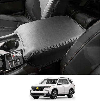 CDEFG 2023 2024 2025 Pilot Center Console Cover for 2023 2024 2025 Honda Pilot/ 2024-2025 Ridgeline/ 2024-2026 Passport Armrest Cover Center Console Pad Arm Rest Cushion Pilot 2025 Hybrid Accessories