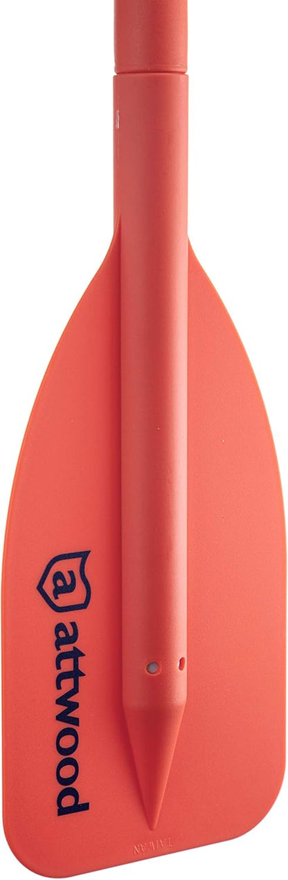 Attwood Emergency Telescoping Paddle for Boating, Orange