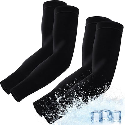 Arm Sleeves for Men Women – Cooling UV Sun Protection UPF 50+ Compression Sports Sleeves for Outdoor, Tattoo Cover Up