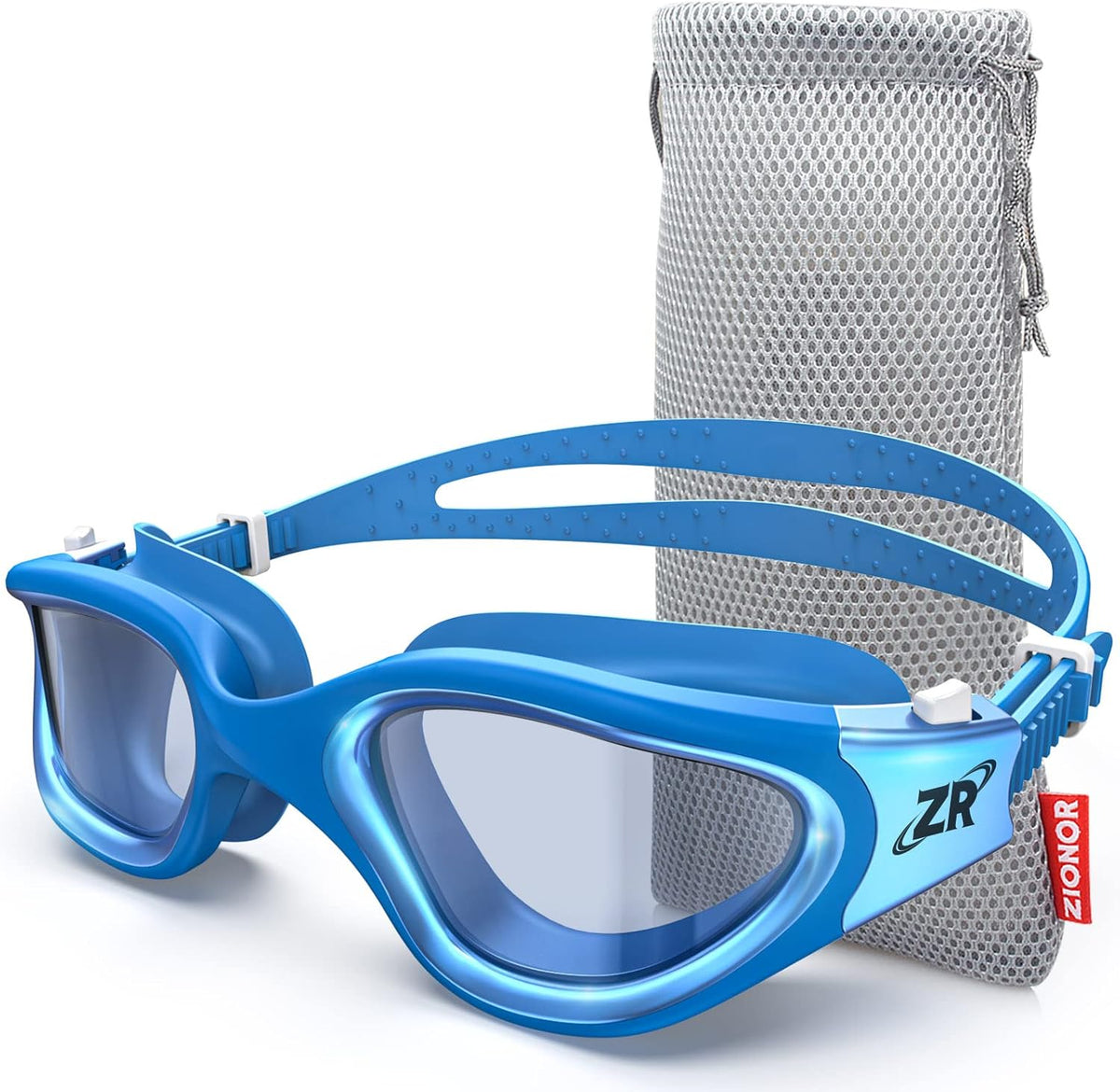 ZIONOR Swim Goggles, G1 MAX Polarized Anti-Fog Swimming Goggles for Men Women