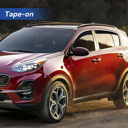 Window Visors Rain Guards for 2017 2018 2019 2020 2021 2022 Kia Sportage, Out-Channel Window Vent Wind Deflectors Visors Shades for 17-22 Sportage