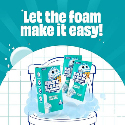 Scrubbing Bubbles Easy Clean Foaming Toilet Bowl Cleaner, Easy Toilet Drop In Powder Pouches, 100g (5 Pouches)